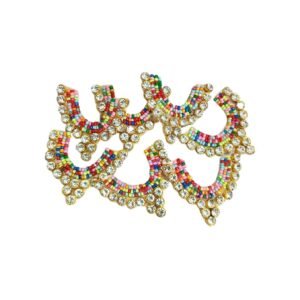 Haar Shape Patches Multicolour with Pearl Work_RevolusisInstore