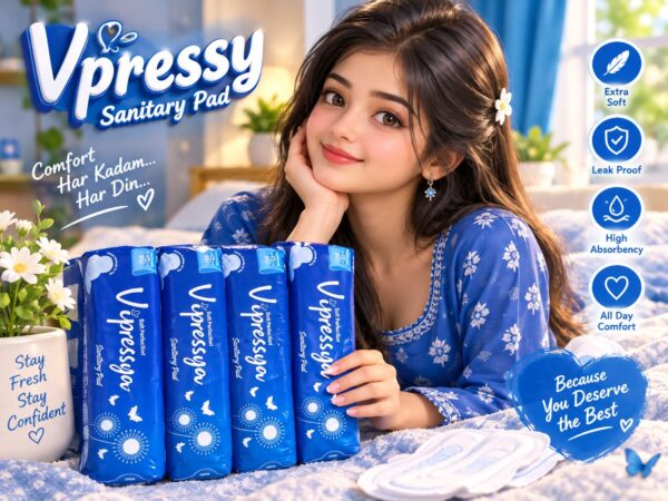 VIPRESSYA SUPER SOFT MRP 35 A VIPRESSYA XL SUPER SOFT SANITARY PADS