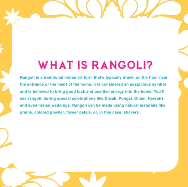 RANGOLI WITH STICKERS: DIWALI ACTIVITY BOOK