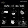 Involve One Black Musk Fiber Car Perfume 5 Involve One Black Musk Car Perfume -IONE13-45g | Strong Fiber Car Air Freshener | Long Lasting Musk Fragrance | Car Perfumes Luxury