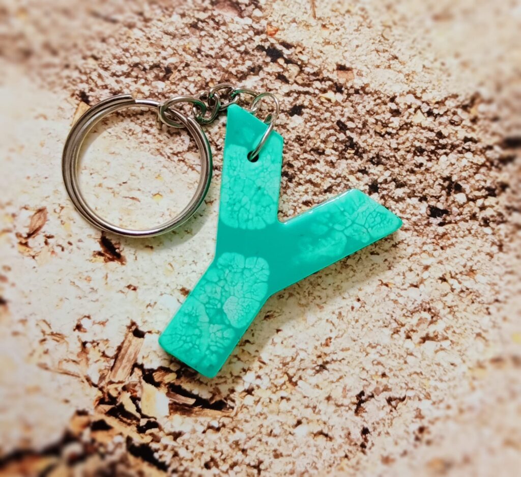 Resin Y Alphabet Key Chain | Revolusis Instore