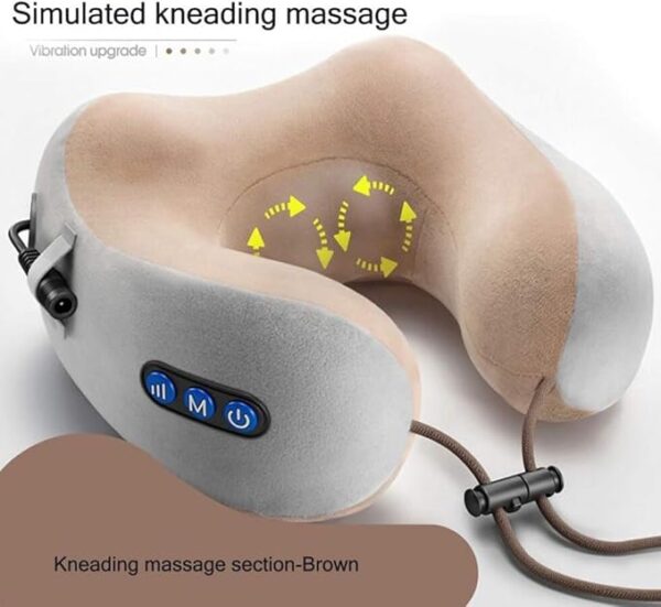 U-Shape Shoulder Neck Electric USB Rechargeable Massager Pillow