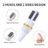 3 in 1 Portable Shoe Brush with Refillable Leakproof Liquid Container