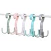 Multipurpose Rotating  4 Peg Hook Hanger Set of 2