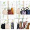 Multipurpose Rotating  4 Peg Hook Hanger Set of 2