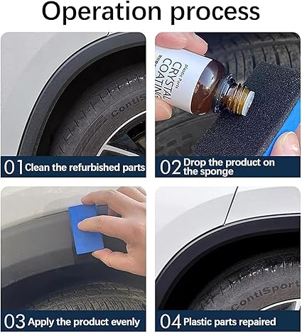 Plastic Restoring Agent for Car Exterior & Interior Trim, Parts, and Accessories