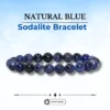 Natural Blue Sodalite Bracelet