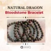 Natural Dragon Bloodstone Bracelet