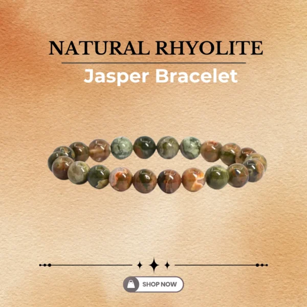 Natural Rhyolite Jasper Bracelet