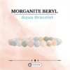 Morganite Beryl Aqua Bracelet
