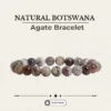 Natural Botswana Agate Bracelet