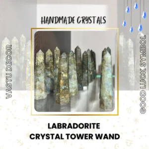 Labradorite Crystal Tower Wand