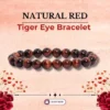 Natural Red Tiger Eye Bracelet