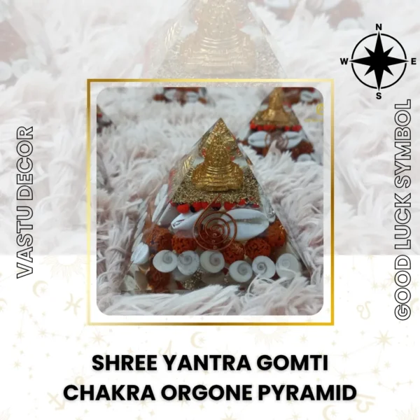Shree Yantra Gomti Chakra Orgone Pyramid