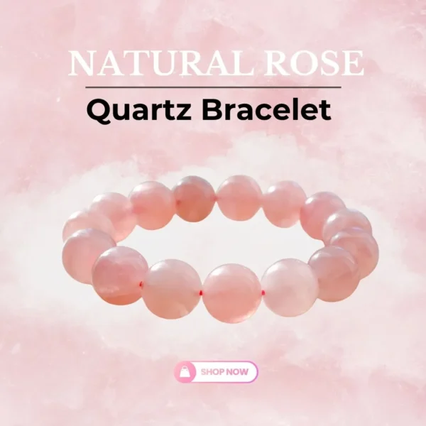 Natural Rose Quartz Bracelet
