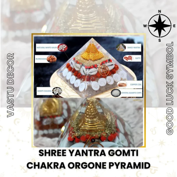 Shree Yantra Gomti Chakra Orgone Pyramid