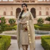 Exclusive Banarasi Unstitched Salwar kameez with Dupatta