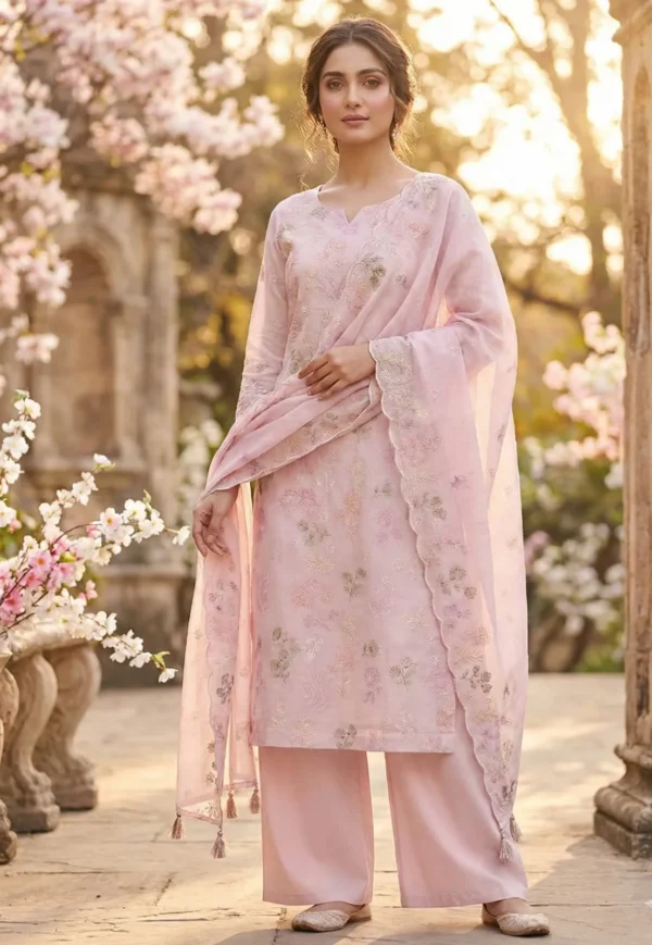 Exclusive Banarasi Unstitched Salwar kameez with Dupatta