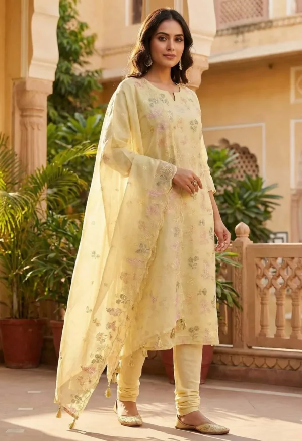 Exclusive Banarasi Unstitched Salwar kameez with Dupatta