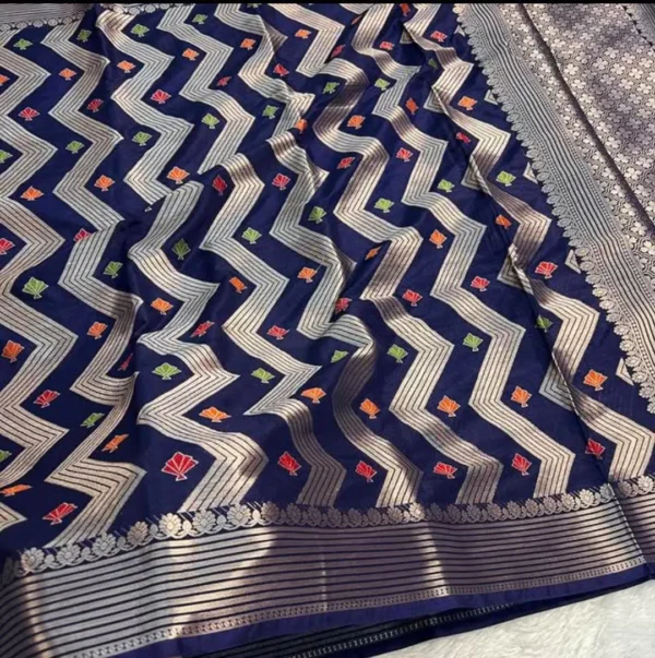 Premium Banarasi Soft Warm Silk Saree Collection all over Design