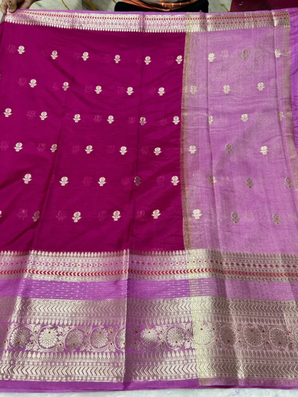 Premium Banarasi Soft Warm Silk Saree Collection All Over Design