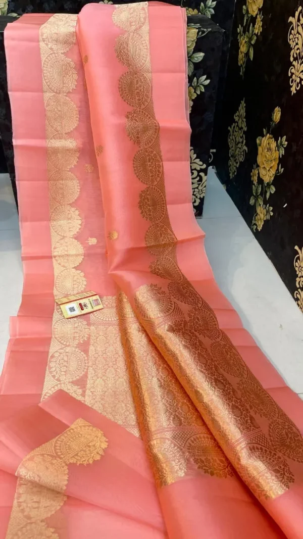 Revolusis Instore1502261156 (10) Premium Banarasi Soft Organza Silk Saree Collection All Over Design