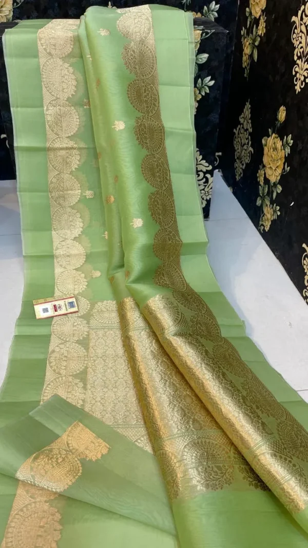Revolusis Instore1502261156 (3) Premium Banarasi Soft Organza Silk Saree Collection All Over Design