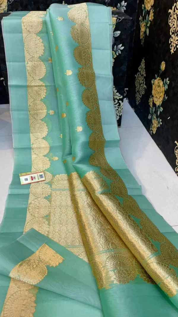 Revolusis Instore1502261156 (9) Premium Banarasi Soft Organza Silk Saree Collection All Over Design