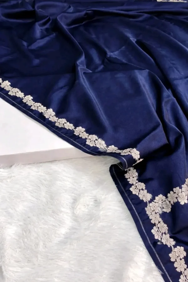 Premium Banarasi Soft Masaru Silk Saree Collection All Over Design