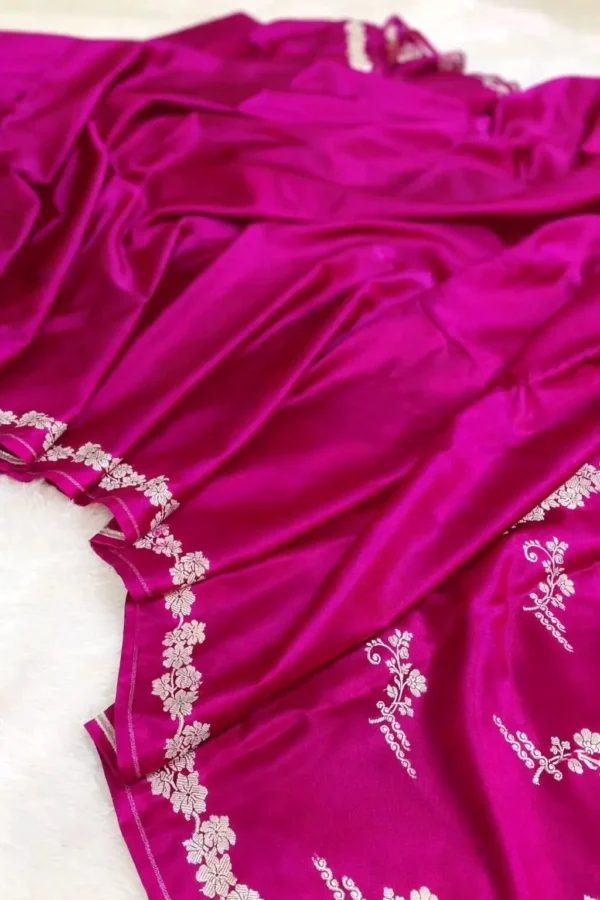 Premium Banarasi Soft Masaru Silk Saree Collection All Over Design