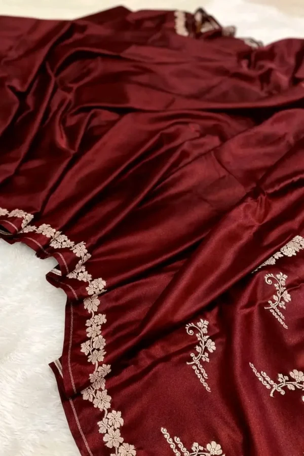 Premium Banarasi Soft Masaru Silk Saree Collection All Over Design