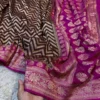 Premium Banarasi Soft Katan Georgette Silk Saree Collection All Over Design