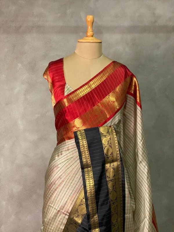 Premium Banarasi Soft Ganga Jamuna Silk Saree Collection All Over Design