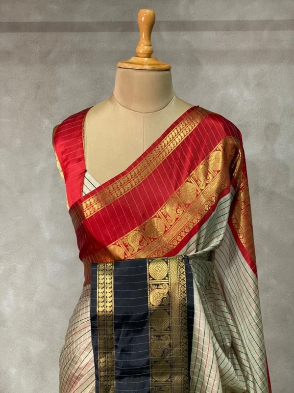 Premium Banarasi Soft Ganga Jamuna Silk Saree Collection All Over Design