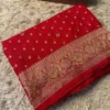 instore_4 (1) Premium Banarasi Soft Georgette Silk Saree With Stone Work Collection All Over Design