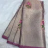 revoluisi instore (3) Premium Banarasi Soft Tissue Silk Saree Collection all over embroidery Design