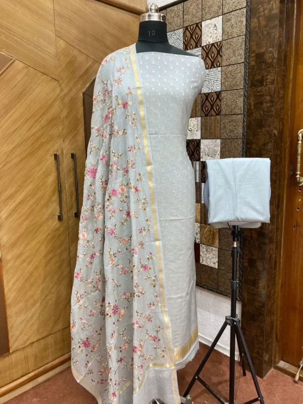 revolusis (4) Exclusive Banarasi Unstitched Salwar kameez with Dupatta