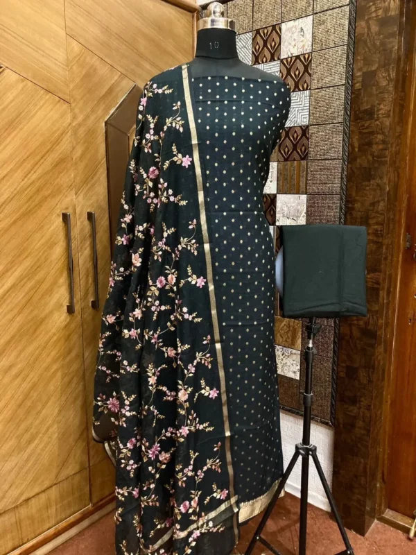 revolusis (6) Exclusive Banarasi Unstitched Salwar kameez with Dupatta