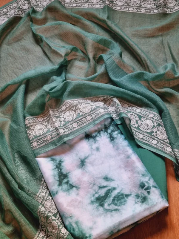 Exclusive Banarasi Unstitched Salwar kameez with Dupatta