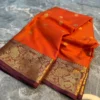 Premium Banarasi Soft Silk Saree. All Over Design