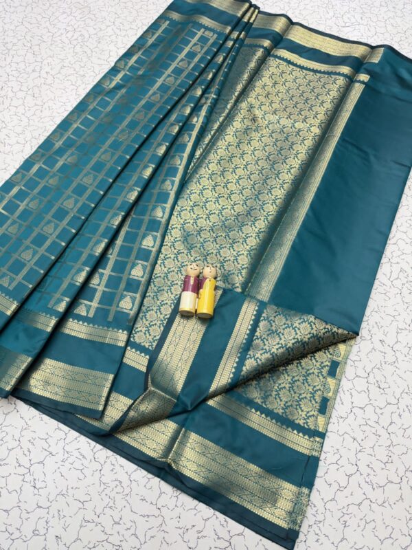 Premium Banarasi Soft Godwal Silk Saree Collection All Over Design