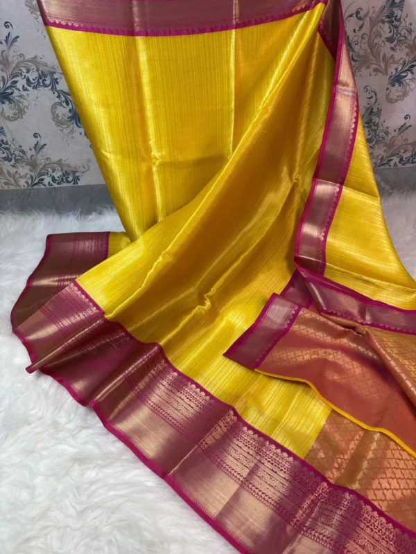 Premium Banarasi Soft Kanchi Pattu Silk Saree Collection All Over Design