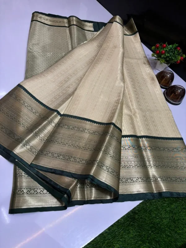 Premium Banarasi Soft Kanchi Pattu Silk Saree Collection All Over Design
