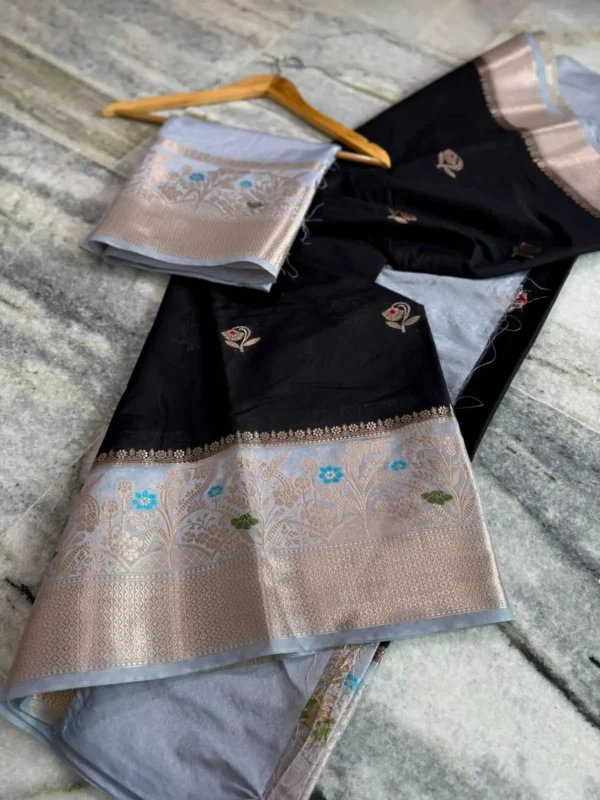 Premium Banarasi Soft Mongo Silk Saree Collection All Over Design