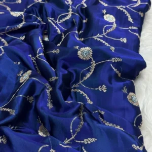 Premium Banarasi Soft Masaru Silk Saree Collection All Over Design