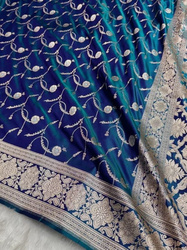 Premium Banarasi Soft Masaru Silk Saree Collection All Over Design