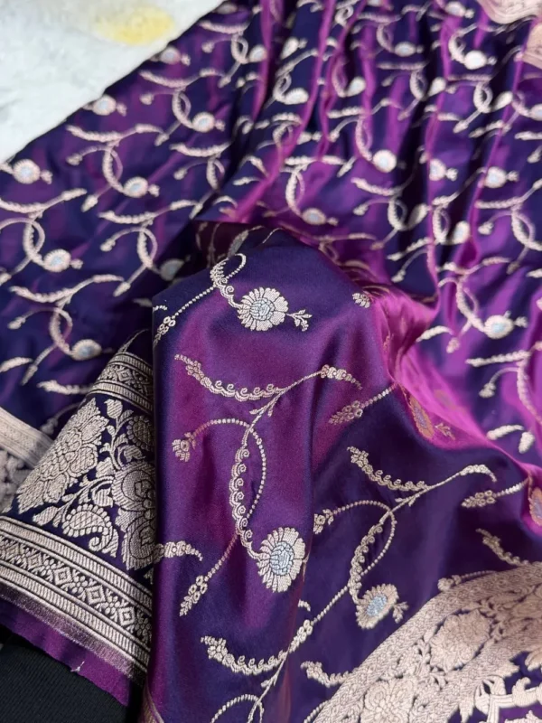 Premium Banarasi Soft Masaru Silk Saree Collection All Over Design