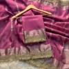 Premium Banarasi Soft Tissue Silk Saree Collection All Over Design