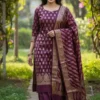 Exclusive Banarasi Unstitched Salwar kameez with Dupatta