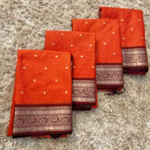 Premium Banarasi Soft Silk Saree Collection all over Design